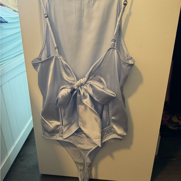 Abercombie light blue backless bodysuit - Picture 2 of 3